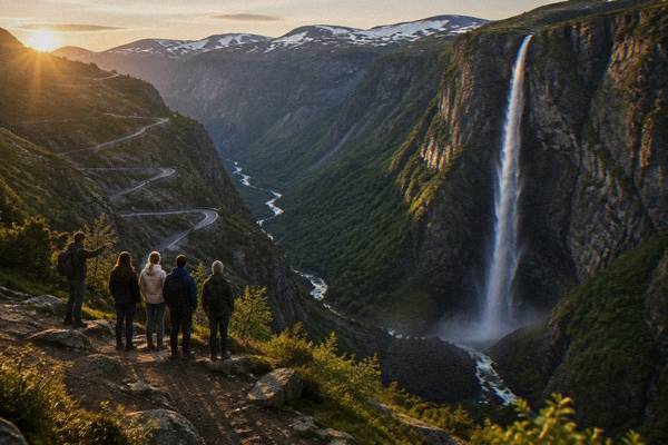 Private Voringsfossen Waterfall Tour, Bergen